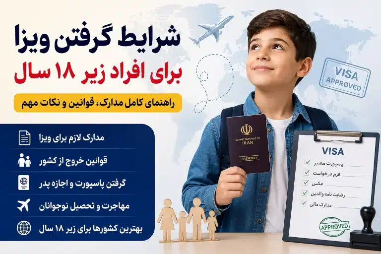 شرایط خروج از کشور افراد زیر 18 سال